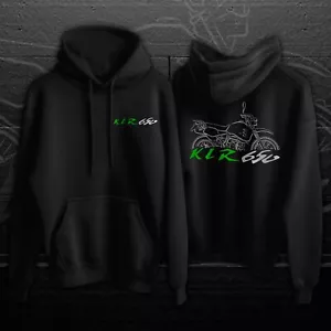 Kawasaki KLR650 Motorcycle Hoodie for Adventure Riders - Picture 1 of 17