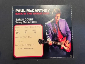 Paul McCartney Ticket 2003 - Picture 1 of 1