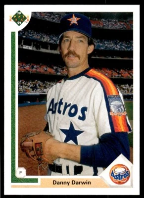 1991 Upper Deck Baseball Card Danny Darwin Houston Astros #586 - Image 1 of 2