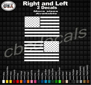 2 American flag right and left straight flag usa flag - Picture 1 of 1