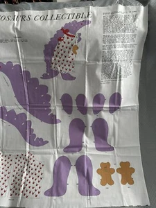 Spring Industries Dynamite Dinosaurs Collectible Stegosaurus Sew & Stuff Panel - Picture 1 of 5