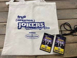 IMPRACTICAL JOKERS Sal Joe Brian Murr TV Autographed Signed VIP Bag & Passes - Picture 1 of 4