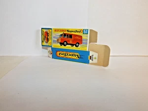 MATCHBOX EARLY S/F NO. 57-A LAND ROVER FIRE TRUCK EMPTY BOX ONLY - Picture 1 of 2