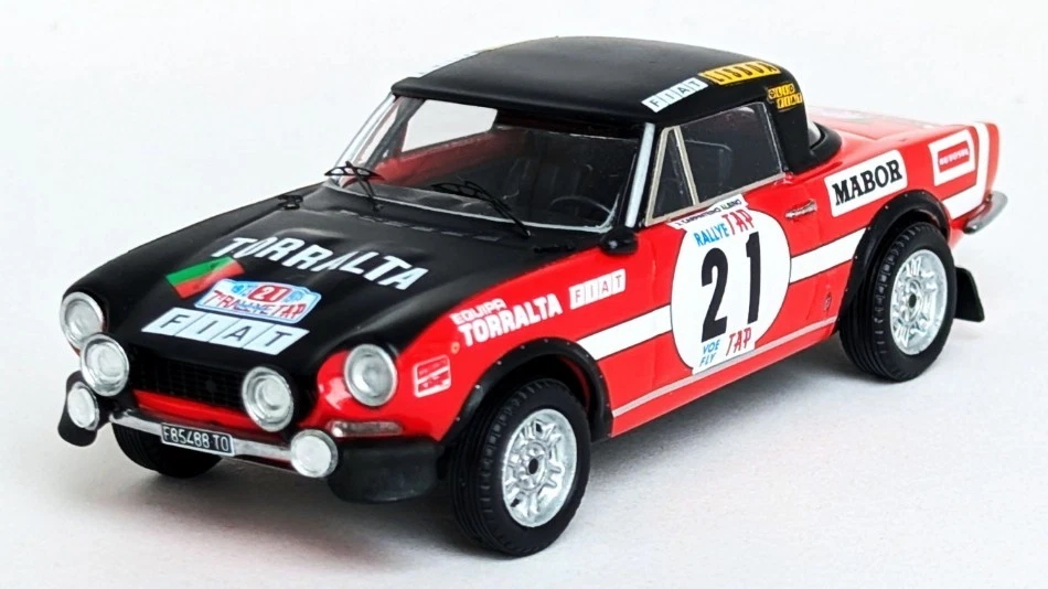 Modellino auto rally scala 1:43 Trofeu  FIAT 124 SPORT SPIDER 1600 TAP RALLY ... - Immagine 1 di 1