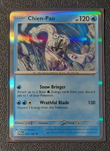 holo Chien-Pao 057/182 Pokemon card SV Paradox Rift rare NM - Picture 1 of 1