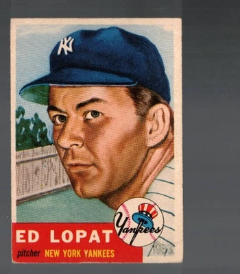 Ed Lopat 1953 Topps #87    Read Description - Image 1 of 2