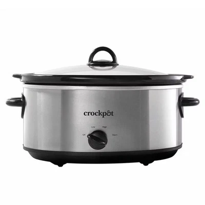Crock-Pot 7QT Manual Slow Cooker - Original Stoneware, Stay-Cool Handles - Image 1 of 4