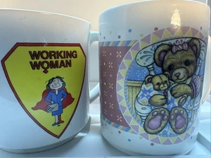 Darlington Farms Mama Bear Vintage 80’s & Working Woman Kaffeetassen Paar - Bild 1 von 7