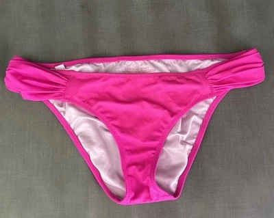Victorias Secret Pink Knockout Ruched Top Bikini Bottom Swimwear VS Sz Small - Image 1 of 4