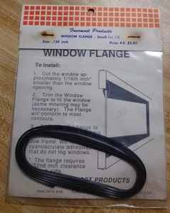 VINTAGE NIP NOS FOURMOST PRODUCTS FENSTERFLANSCH 132 NR KLEIN 0,150"x 4' - Bild 1 von 3