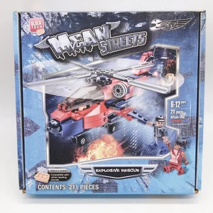 Block Tech Mean Streets 211 Piece Building Set 18096801 "Explosive Rescue" - Picture 1 of 5