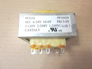 Pitco PP10429 Trafo, 120/208/240V auf 24V, 80VA - Bild 1 von 3