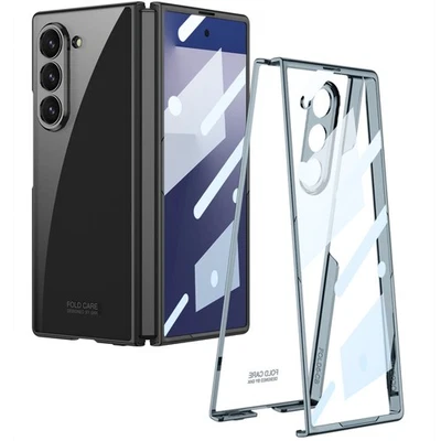 Funda transparente Slim Fit para PC para Samsung Galaxy Z Fold7 protector de pantalla a prueba de golpes Foto 1 de 4