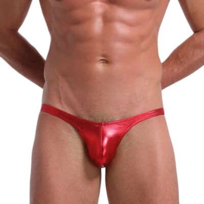 New Club Sexy Low Waist Bikini Thongs Swim Trunks Briefs Swimwear Underwear Mens - Image 1 of 4