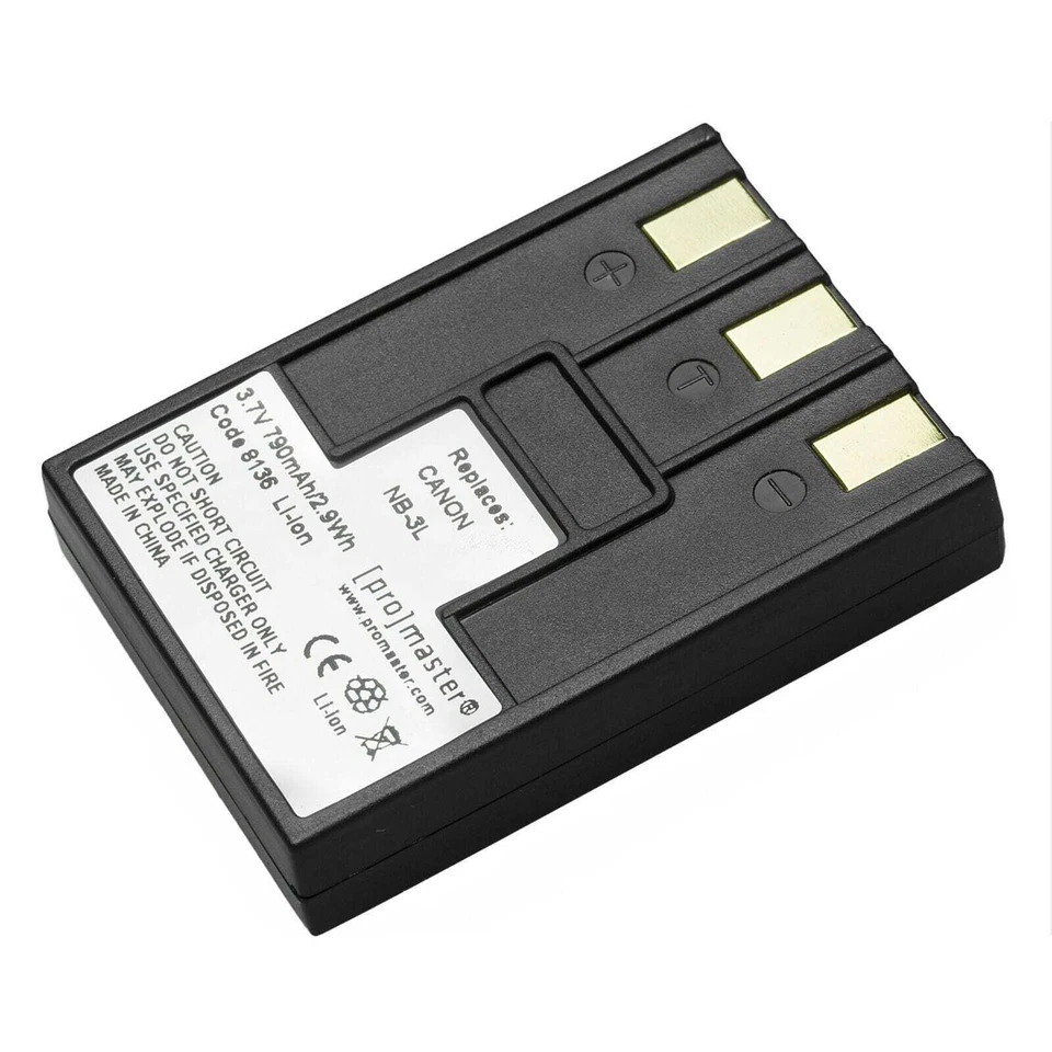 Promaster NB-3L for Canon Lithium Ion Battery - Image 1 of 1