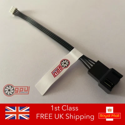 PH2.0 Mini 4Pin to PWM Fan GPU Graphics Cards Adapter Cable - 10cm (Black) - Image 1 of 4