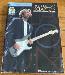 The Best of ERIC CLAPTON Guitar Signature Licks Music SongBook NO CD INCLUDED - Picture 1 of 8
