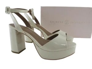 Chinese Laundry NEW Starley Block High Heels Womens Size 8 Ankle Strap Sandals - Picture 1 of 12