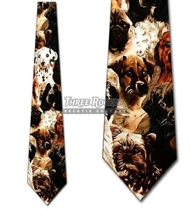 Dog Tie Canine Neckties Mens Puppies Neck Ties Brand New - Picture 1 of 3