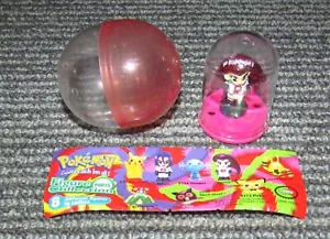 Vintage 2000 Tomy Pokemon Vending Capsule 1.5 Inch Team Rocket Jessie Figure - Picture 1 of 4