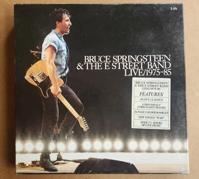 BRUCE SPRINGSTEEN & THE E STREET BAND LIVE/1975-85 5  LP BOX SET near mint - Image 1 of 4