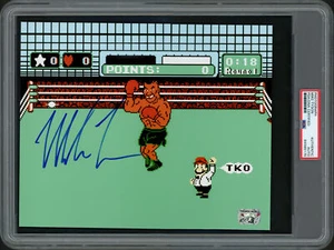 MIKE TYSON AUTOGRAPHED 8X10 PHOTO PUNCH OUT ENCAPSULATED PSA/DNA STOCK #203898 - Picture 1 of 2