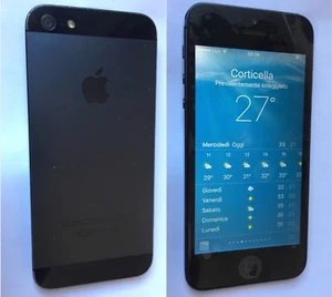 iPhone 5 Metal con Batteria Nuova E Pellicola Sul Display . Ottimo! Very Good! - Foto 1 di 1