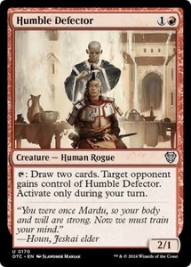 HUMBLE DEFECTOR x4 mtg NM-M Commander Outlaws of Thunder Junction 4 Unc - Picture 1 of 1
