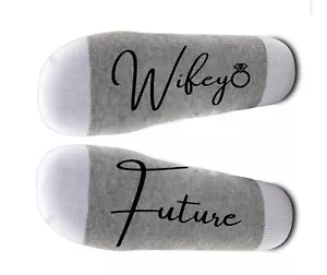 Future Wifey Socks - Bride To Be Socks - Engagement Gifts - Weddings Socks - ... - Picture 1 of 4