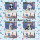 Rub a Dub Dogs Cats in a Tub Jigsaw Puzzle with Photo Tin, 1000 Pc. 20"x30"