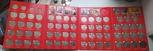VOLLSTÄNDIGE SAMMLUNG von 68 originalen UdSSR-Gedenkmünzen im Album 1965-1991 - Bild 1 von 7