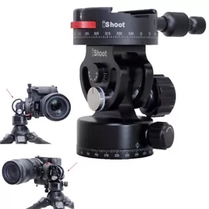 360° 2D Stativ Panoramakopf mit verstellbarer koaxial Indexierschwenkklemme - Bild 1 von 15