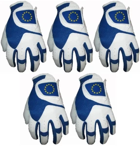 5 Europe European Cabretta Leather Golf Gloves 4 Gents Small Medium Large XL - Picture 1 of 1
