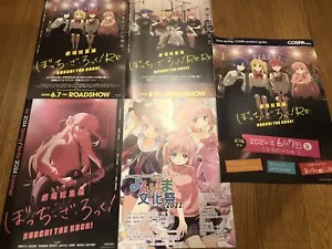 Set of5!! BOCCHI THE ROCK Chirashi/Flyer/Poster Japan Anime Manga MaiWaifu - Picture 1 of 4