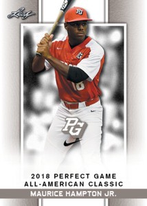 10 ct lot 2018 Maurice Hampton Jr Leaf Perfect Game Nike AA Classic Aflac Limite