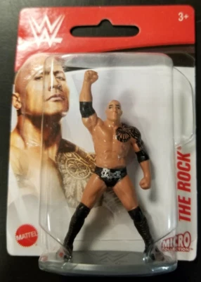 Mattel WWE 3 pulgadas THE ROCK MINI FIGURA Luchador Dwayne Johnson Miniatura Figura Foto 1 de 4