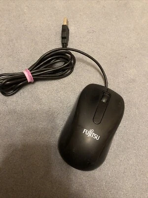Fujitsu M520 Maus Beidhändig USB Optisch 1000 DPI in Schwarz ,  S26381-K467-V100 - Bild 1 von 4