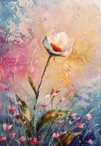 Una sola flor -- nueva postal - Imagen 1 de 2