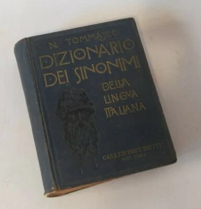 ♥ WÖRTERBUCH DER SYNONYME DER ITALIENISCHEN SPRACHE N Tommaseo Bietti 1935 HD18 - Bild 1 von 2