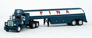 Brekina Mack RS700 & Tanker Trailer #85810 '70s-'80s HO Fina Gasoline 1/87 Scale - Picture 1 of 7