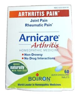 Boiron Pain Relief Arnicare Arthritis Joint Rheumatic 60 tablets Exp 01/26