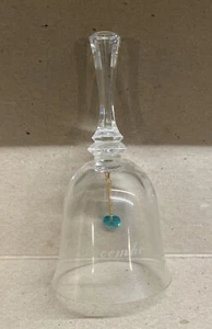 Klar Kristall Dezember Glocke blau Herz - Bild 1 von 3