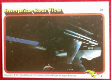 STAR TREK - MOVIE - Card #37 - ENTERPRISE REAR VIEW - TOPPS 1979 - Vintage