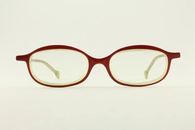 Rare Authentic Anne Et Valentin Dekra 0222 47mm Red Green Glasses Frames France - Image 1 of 4