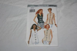 Vintage Butterick Sewing Pattern #3456 Size 6-12 Misses Top - Picture 1 of 1