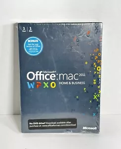 2011 Microsoft Office Mac Home & Business SKU W6F-00063 New & Sealed - Picture 1 of 5