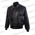 WWII US Air Force Pilot A2 Jacket in Brown & Black Repro – All Sizes