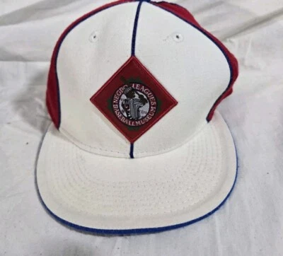 Gorra ajustada de béisbol Atlanta Black Crackers Liga Negra roja blanca azul 7 1/8 Foto 1 de 4