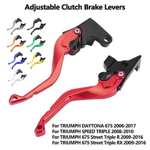 Clutch Brake Levers For TRIUMPH DAYTONA 675,SPEED TRIPLE,675 Street Triple R RX - Picture 1 of 26
