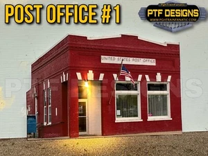 G Scale Scratch Built "POST OFFICE” Building Flat w/LED Pico lgb - Picture 1 of 8